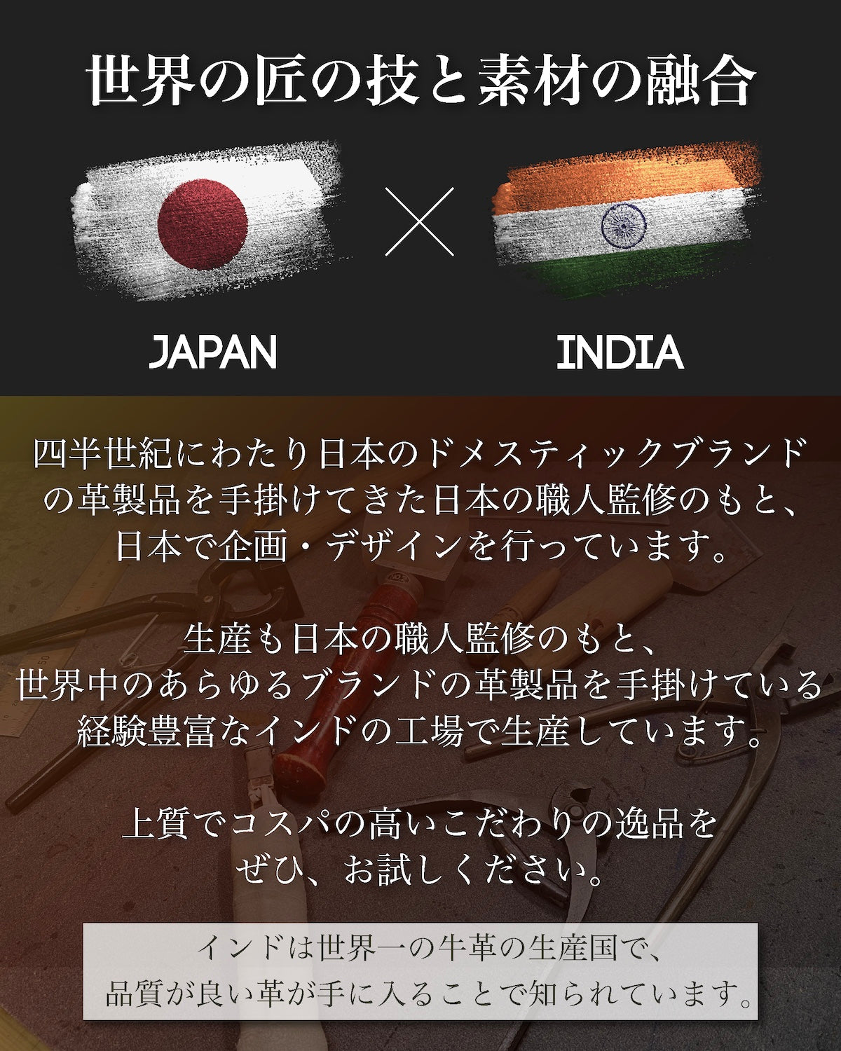 Eredita(エレディータ) フルグレインレザー 大容量 二つ折り財布 メンズ WL32