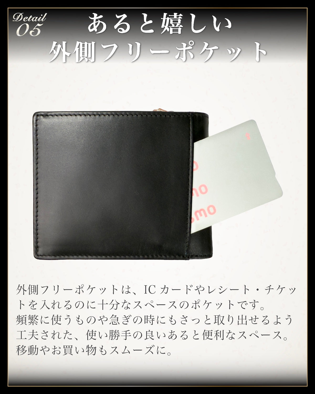 Eredita(エレディータ) フルグレインレザー 大容量 二つ折り財布 メンズ WL32